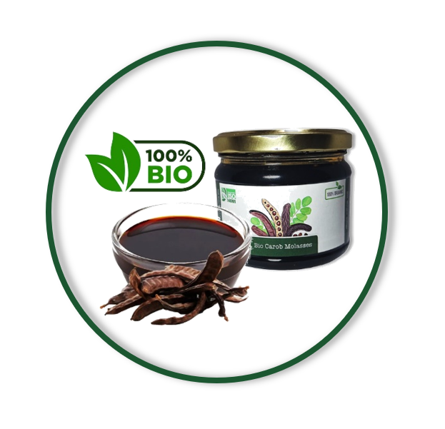 BIO CAROB MOLASSES (400GR)